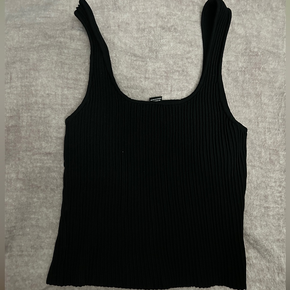 • corduroy black tank top